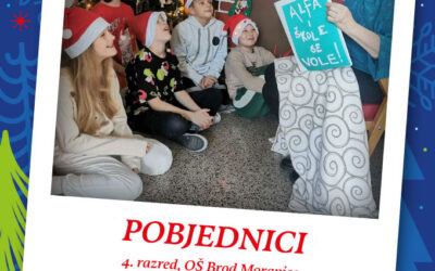 Pobjednici nagradnog natječaja „Razredna čestitka”